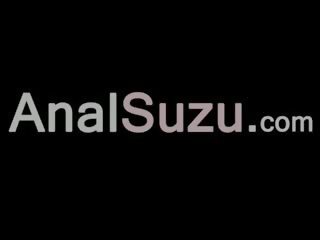 Big Titty korean streetwalker banged on the table