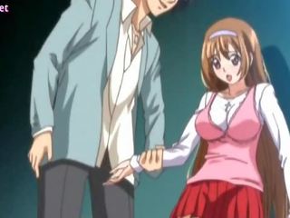 Stupendous anime vixen gives blowjob