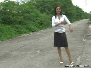 Thai Amatuer adolescent Teasing Without The Stitch Onto