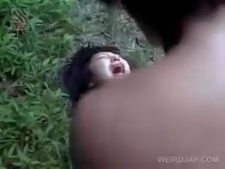 Fragile Asian Ms Getting Brutally Fucked Outdoor