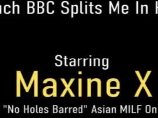 有名人 splits&quest; 見る maxine x 入手する torn で 半分 バイ a 大規模な 大きい cock&excl;