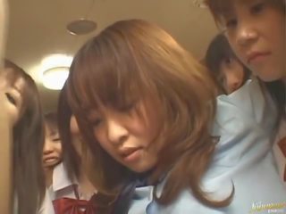 Submissive female with dominant female mistress, the young slave finds her teacher 