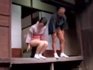 Asian Japanese Kimono Milf's dirty movie Life, sex ed